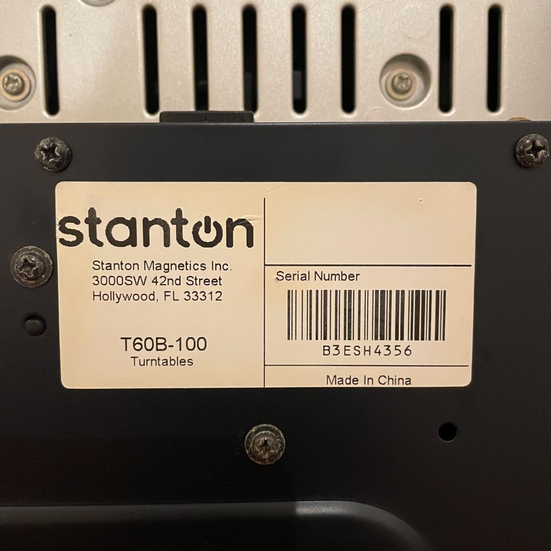 [動作確認済み] [一部ジャンク] Stanton T.60 ターンテーブル