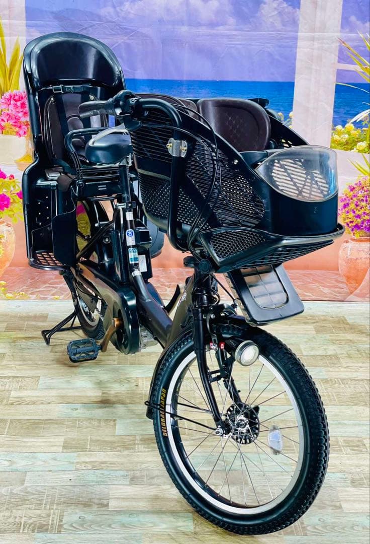 TAMA　ヤマハパスキス⭐️子供乗せ電動アシスト自転車Y2648