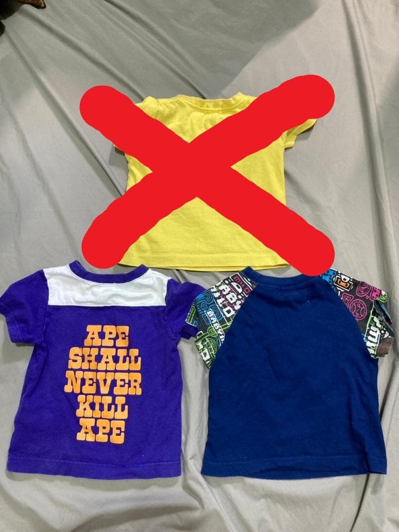 BAPE KIDS 半袖シャツ サイズ90 2つセット バラ売り可能