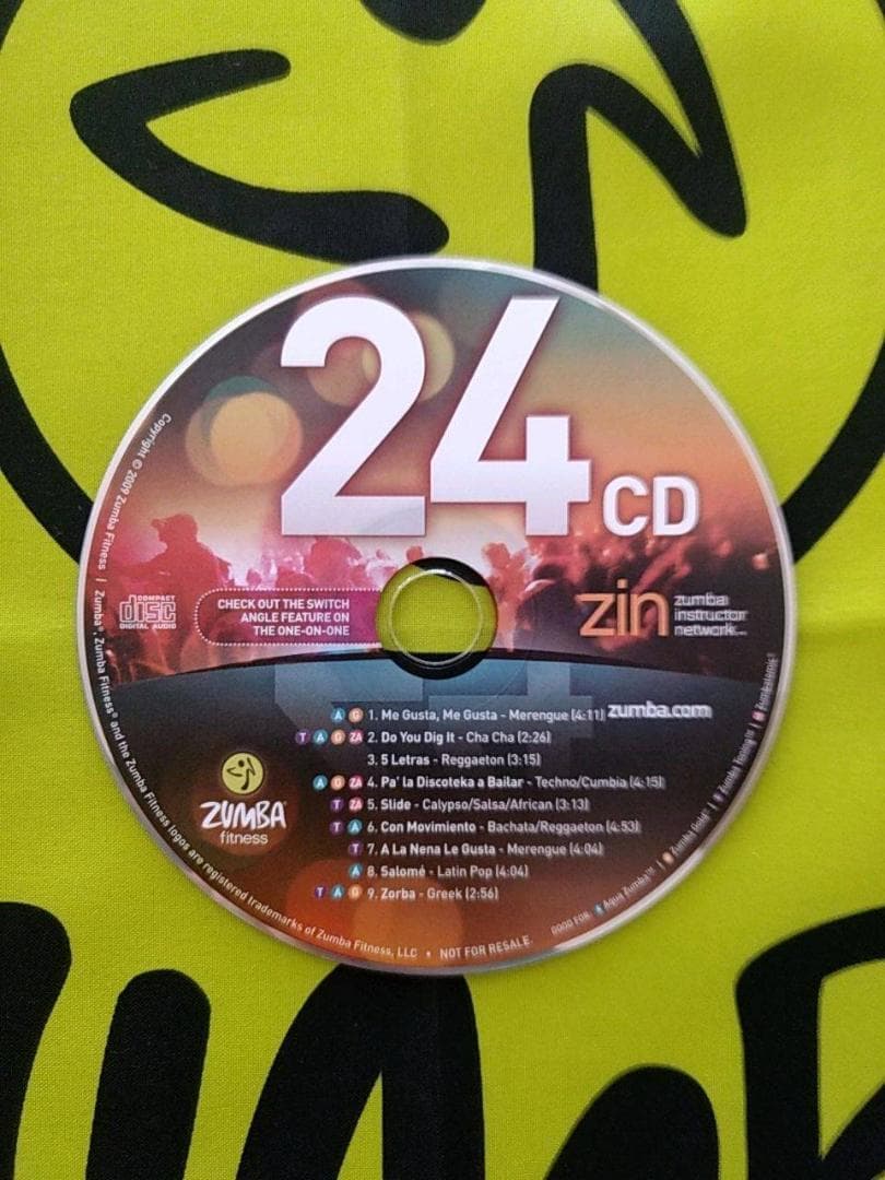 ZUMBA　ズンバ　ZIN24　CD＆DVD　インストラクター専用　希少