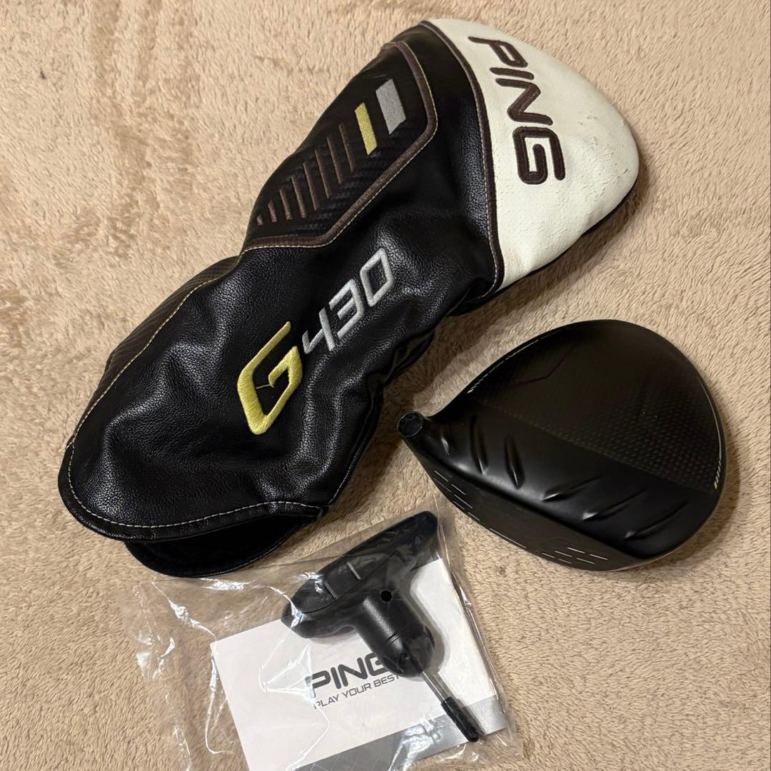 レフティ PING G430 MAX 10K ドライバー 9° 純正シャフト