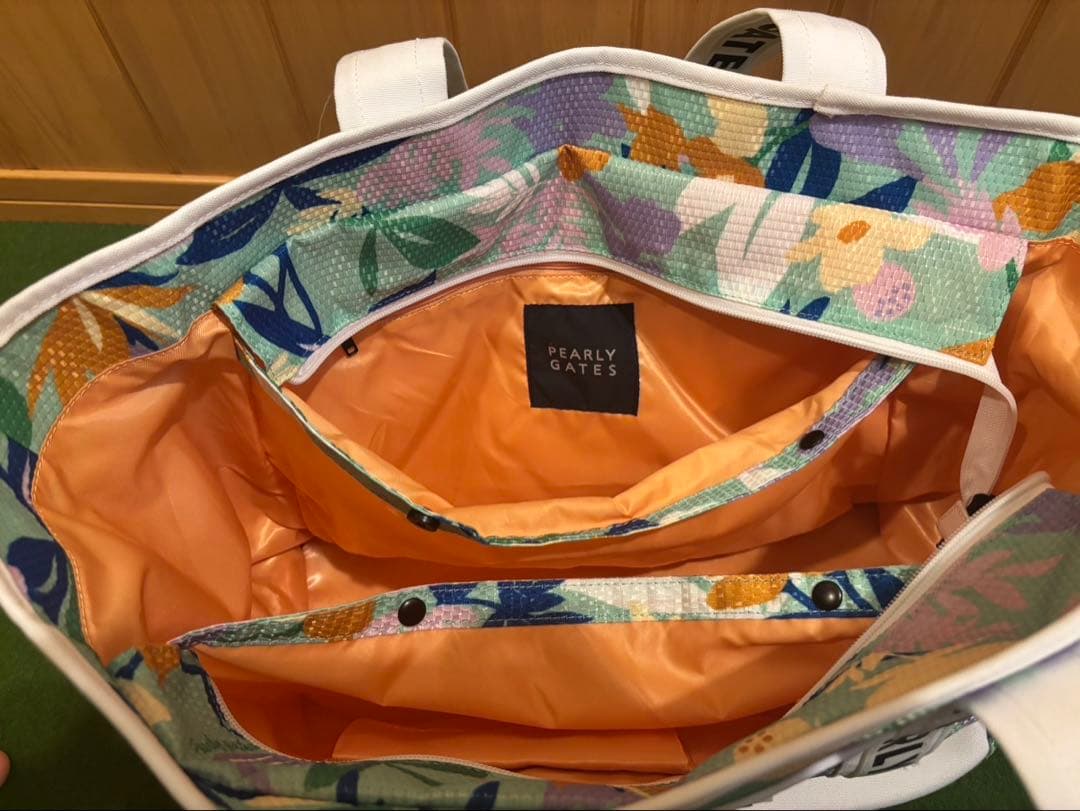 パーリーゲイツ ボタニカル柄ロッカーバッグ　カートバッグ　セット