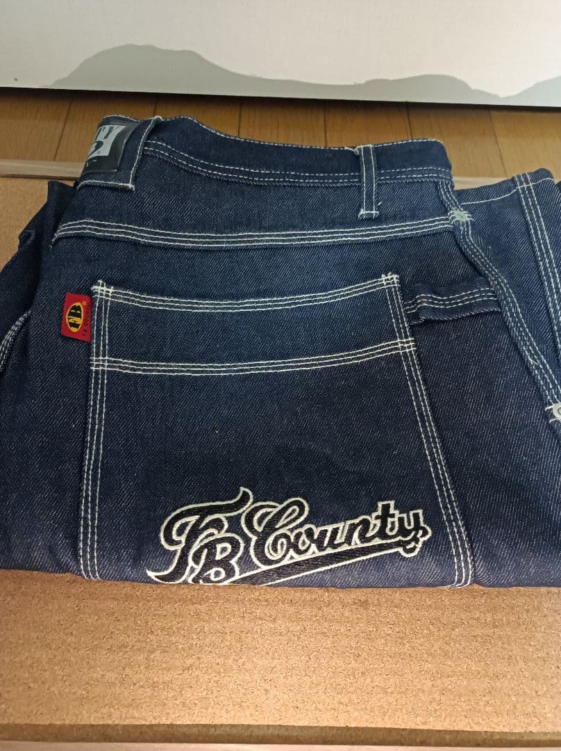 新品　FB COUNTY デニムパンツ　ストック品　インディゴブルー