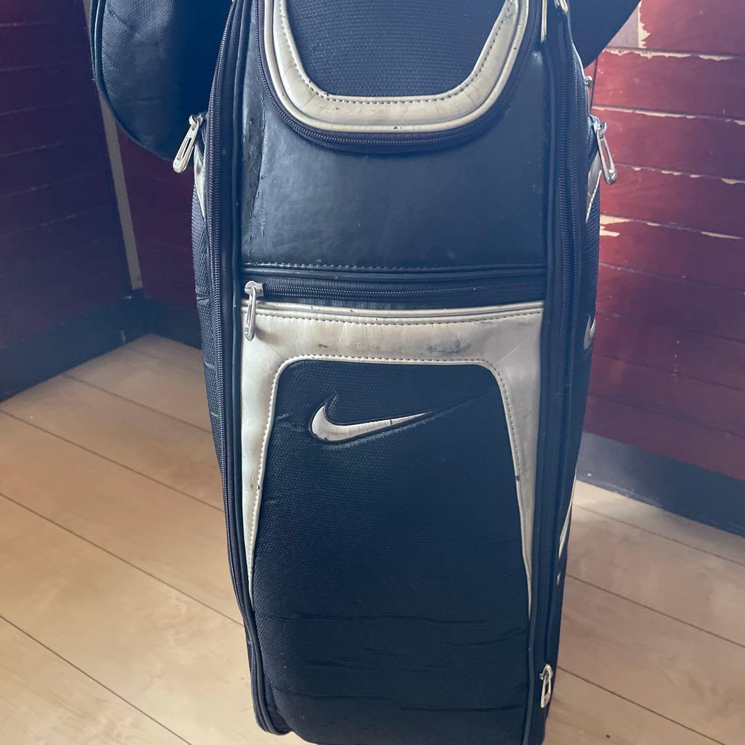 NIKE ナイキ ゴルフ キャディバッグ ブラック フード付き