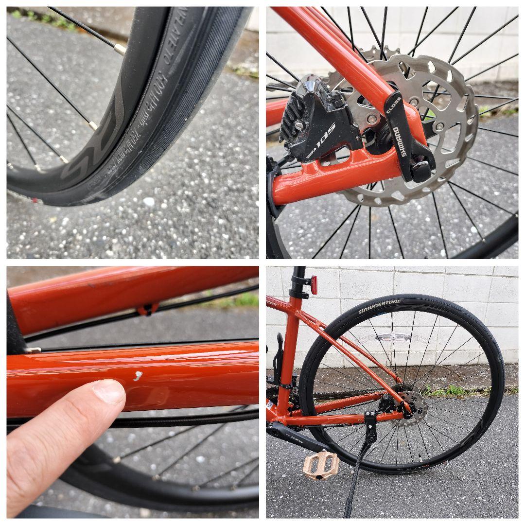 一部送無 ブリヂストン アンカー RL6D 105 フラットバー ロードバイク