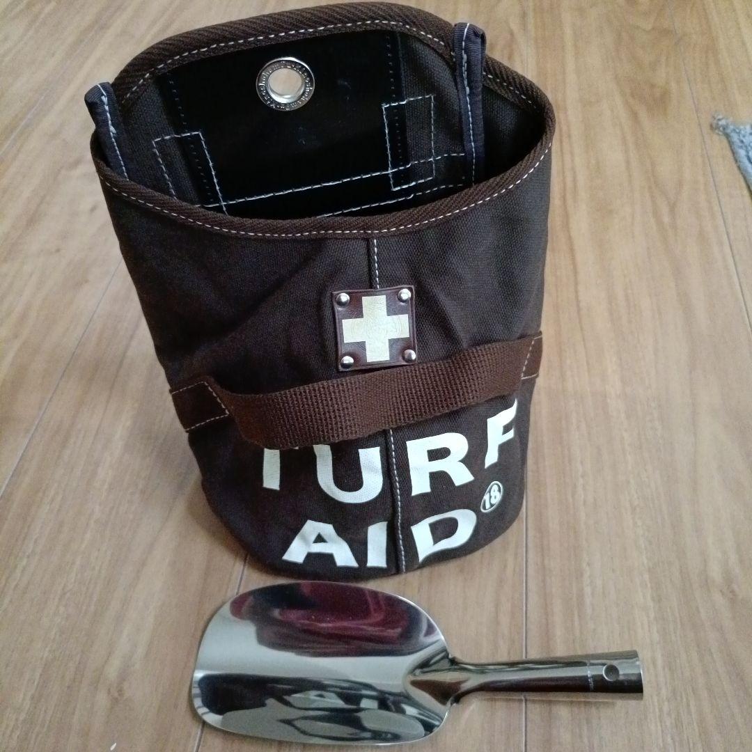 ゴルフ目土袋 TURF AID ブラウン　未使用