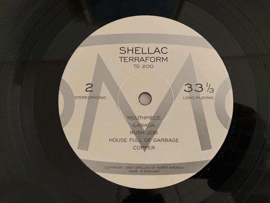 SHELLAC Terraform LP シェラック Steve Albini
