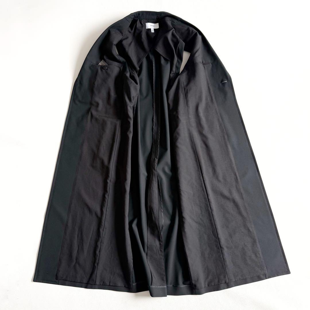 美品　ハイク　ストレッチ　ロング　ジレ　黒　1 ベスト