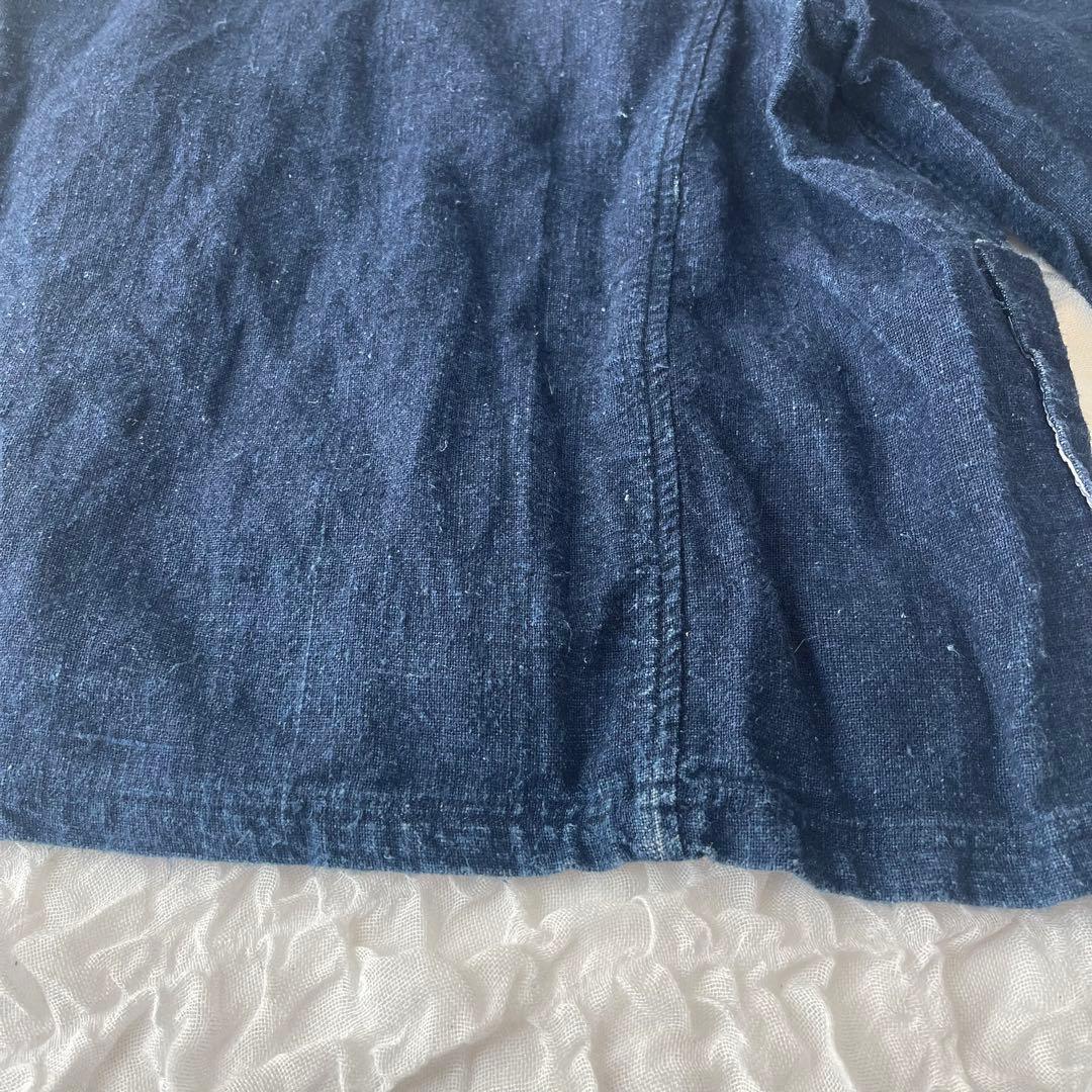 ジャケット HAI KARA ハイカラ ヘンプ HEMP 100% インディゴ