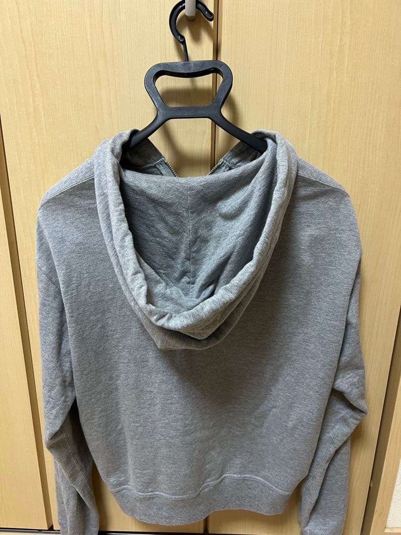 DANTON グレー ジップアップパーカー
