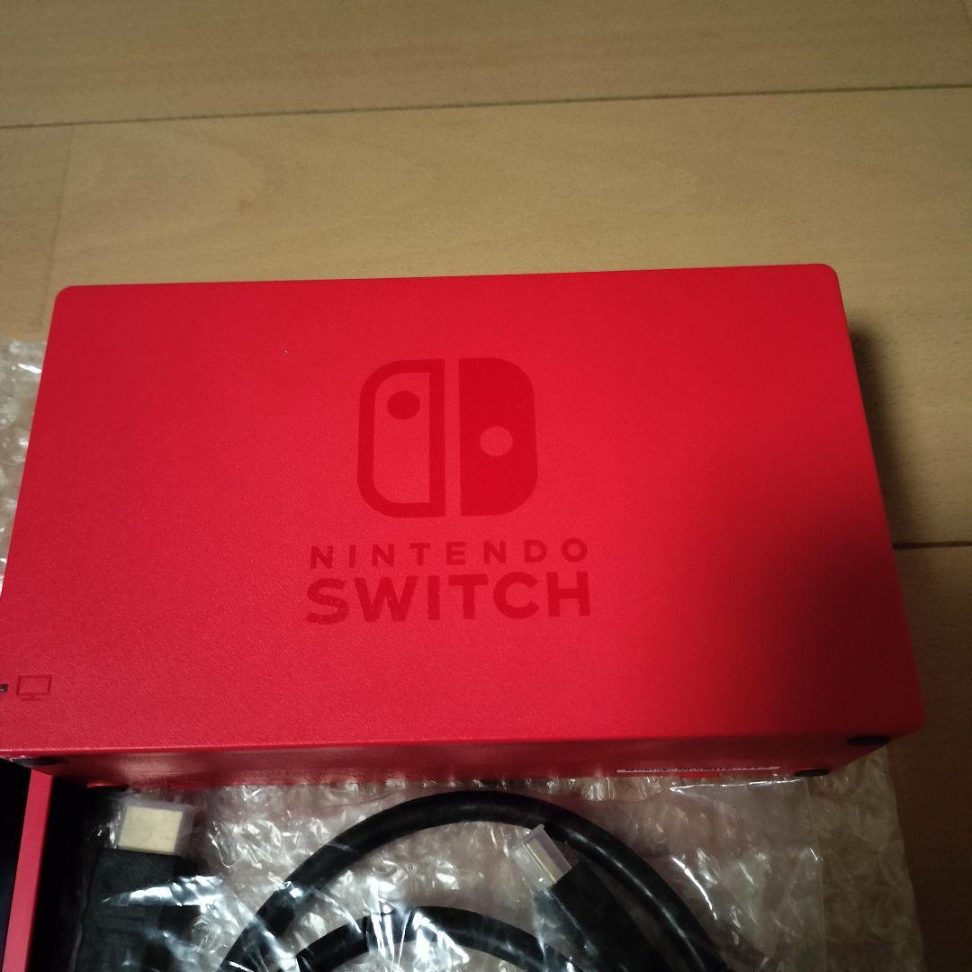 任天堂スイッチ本体XKJ ドック マリオレッド動作確認品 持ち運び用Bag付き