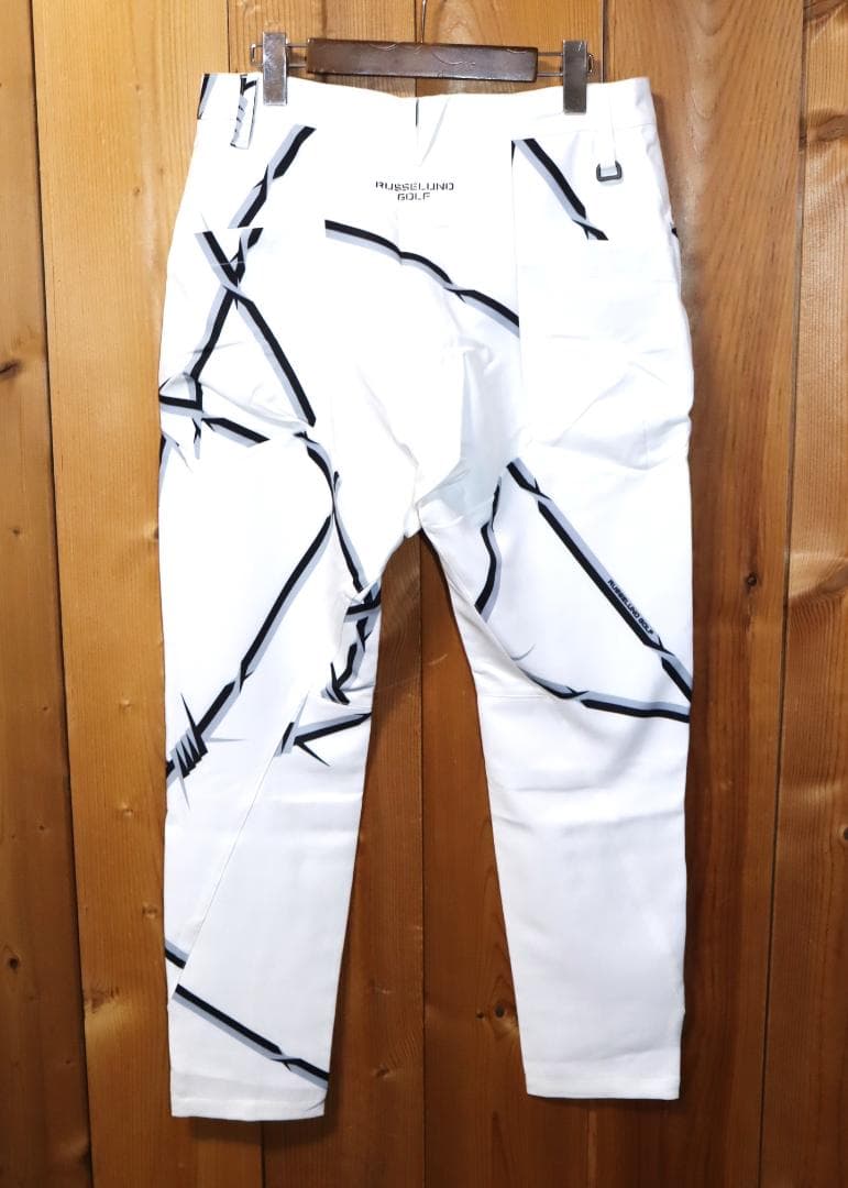 新品 ラッセルノ ゴルフ コンバットポケット ロングパンツ 有刺鉄線 5/L Ⓗ