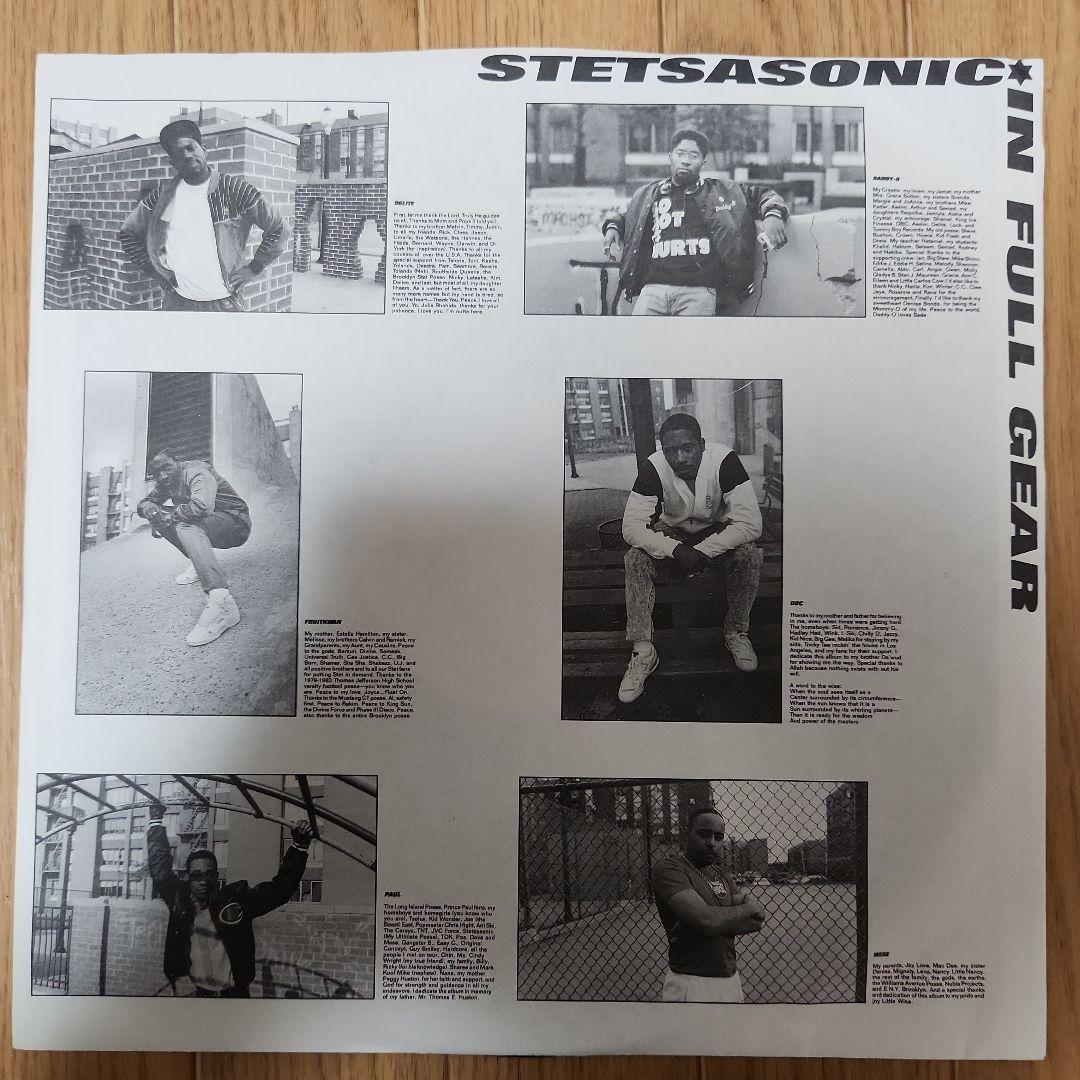 STETSASONIC IN FULL GEAR プロモレコード