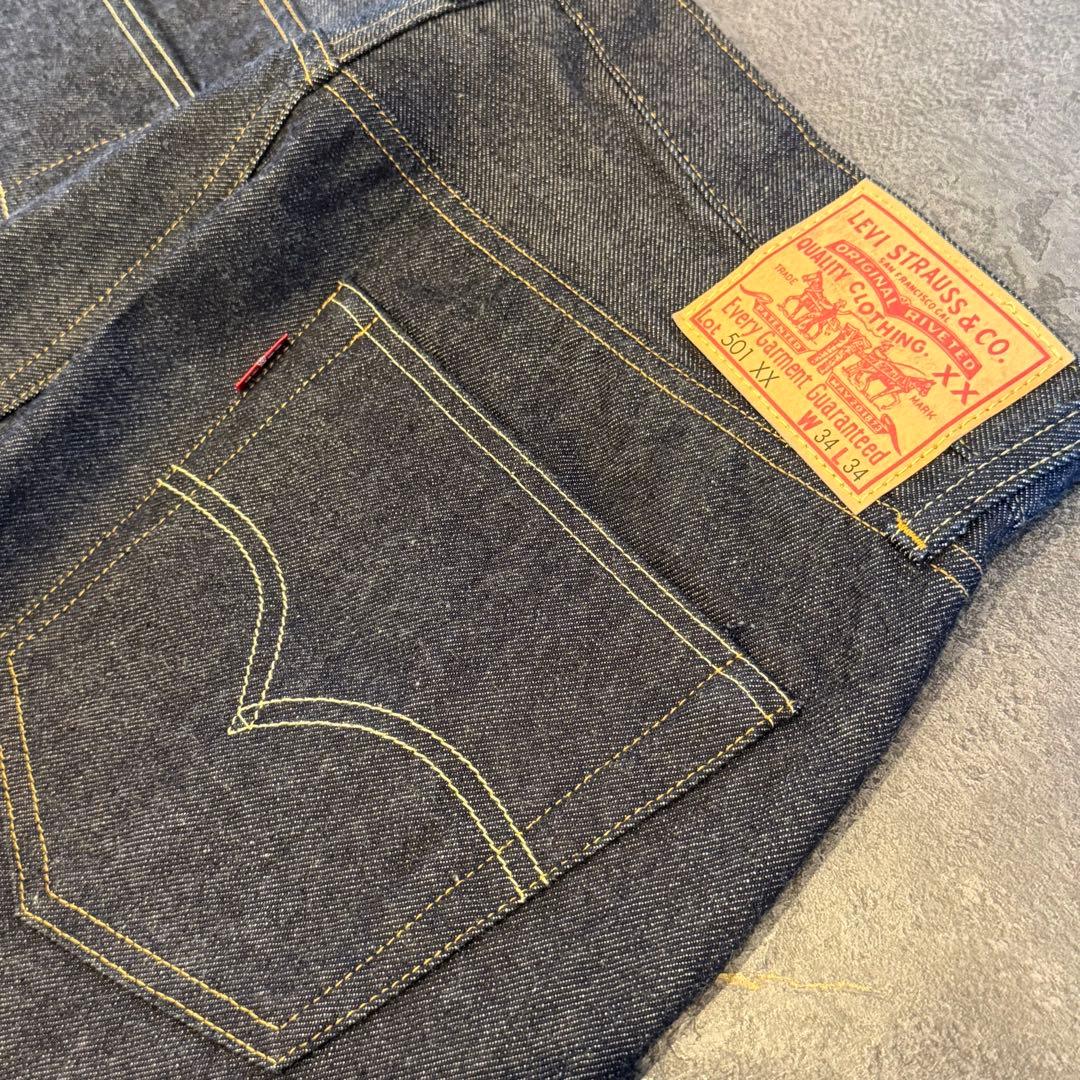 Levi's 501XX ストレートデニム ダークブルー