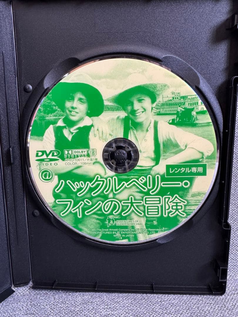 ハックルベリー・フィンの大冒険 DVD