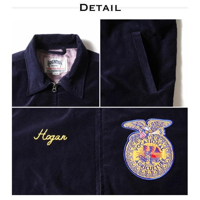 新品＊HOUSTON ヒューストン FFA ジャケット ブラック M