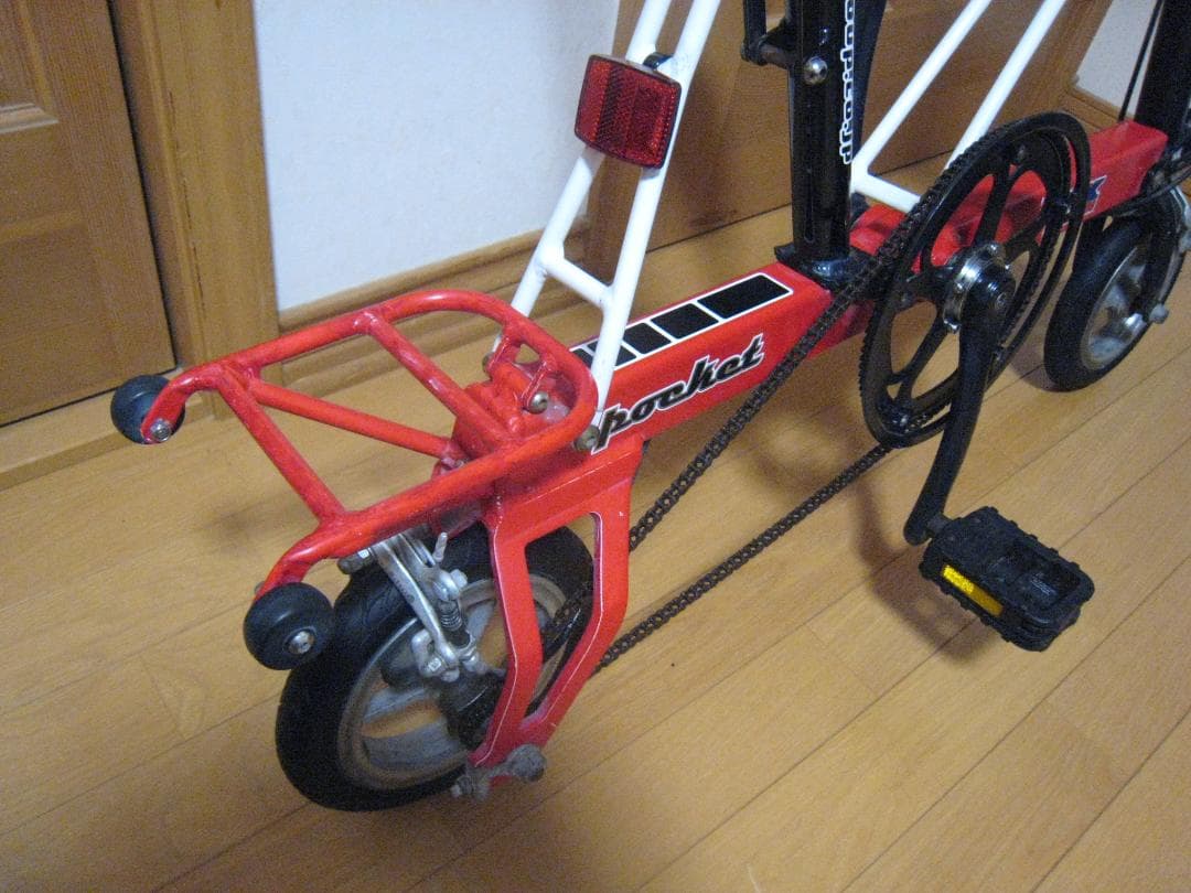 【ジャンク】８インチ折りたたみ自転車　OXエンジニアリング　ポケット