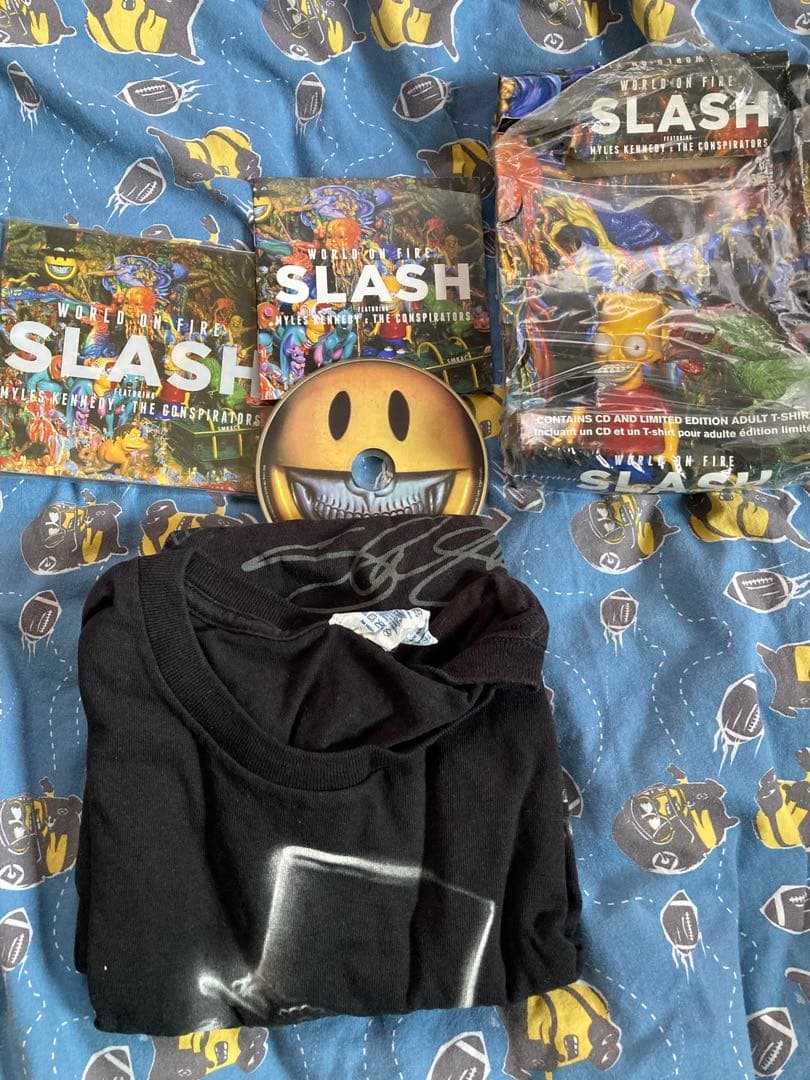 Slash World On Fire レア Tシャツ Box ガンズ B'z