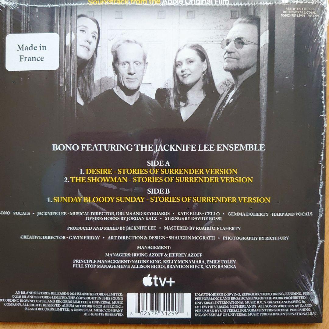 洋楽 BONO(U2)/STORIES OF SURRENDER LIVE EP