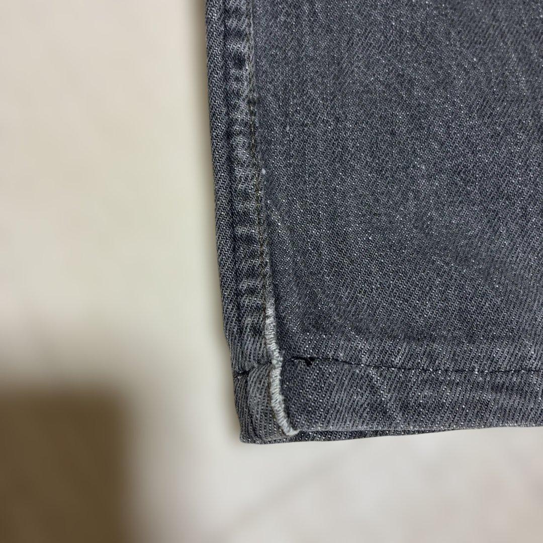 90s USA製 Levi’s 501 先染めブラック 653 W36 股下70