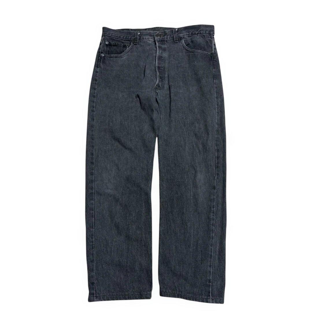 90s USA製 Levi’s 501 先染めブラック 653 W36 股下70