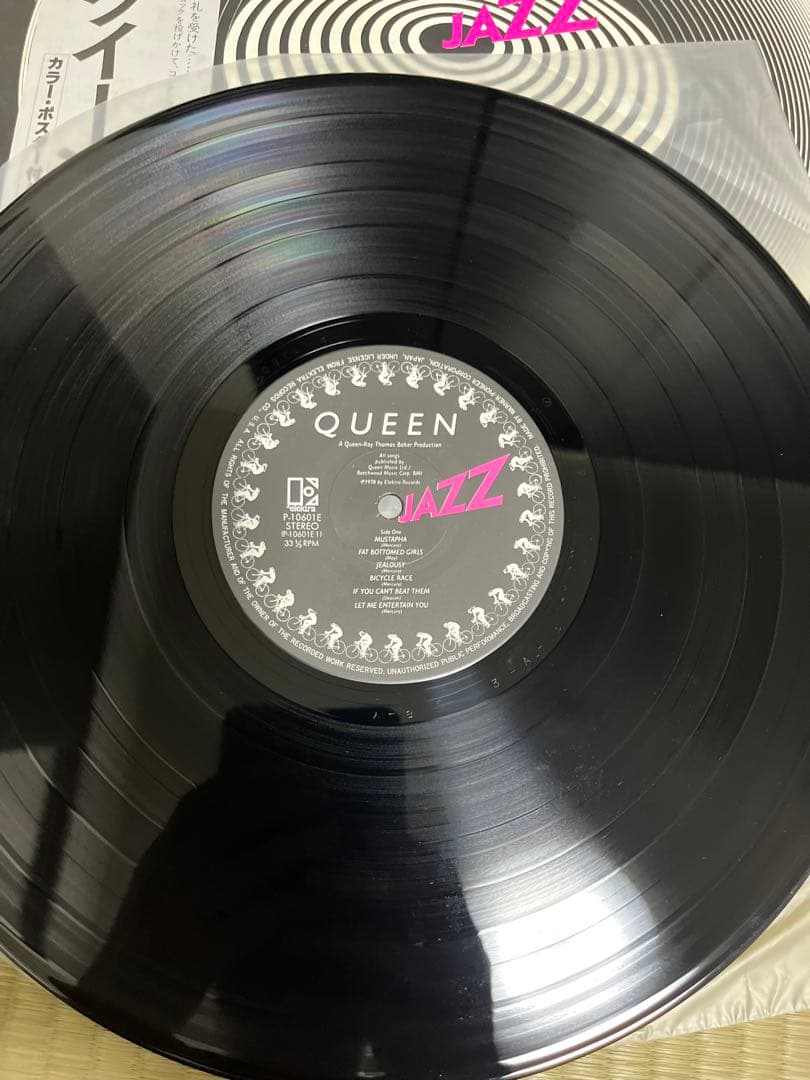 QUEEN クイーン LPレコード2枚セット　JAZZ 戦慄の王女 vinyl