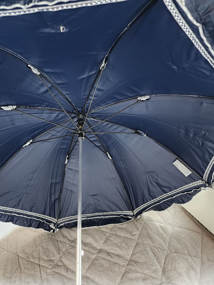 専用、値下げ❗【新品】オーロラのブラオ、99%遮光、雨天兼用傘、フリル梯子レース