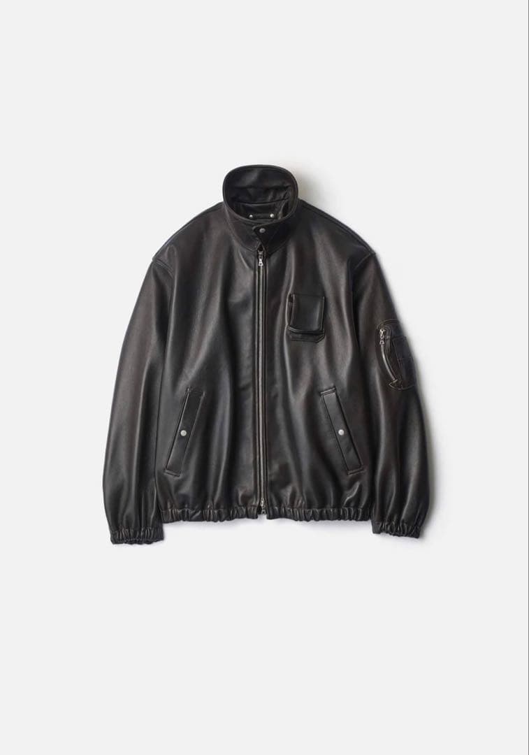 ジャケット・アウター ssstein 25aw Sheep Leather Flight Jacket