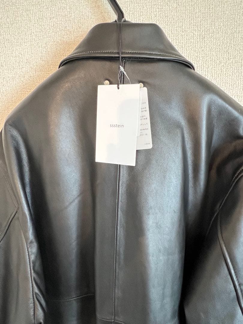 ジャケット・アウター ssstein 25aw Sheep Leather Flight Jacket