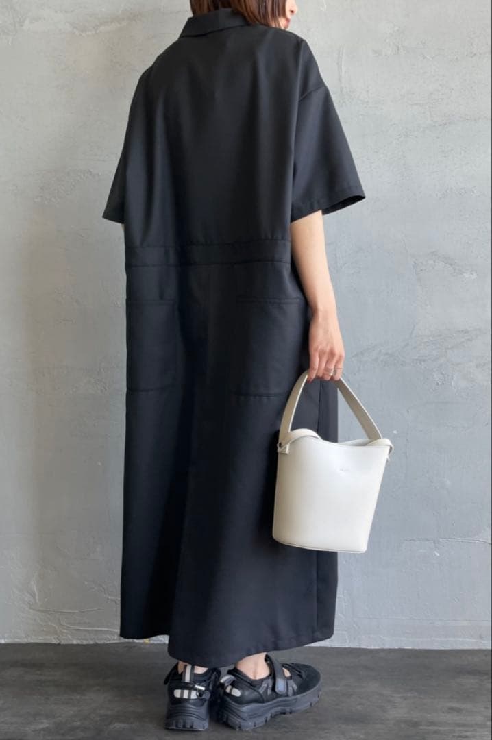 新品未使用 mizuiroind ミズイロインド ペインターライクワンピース