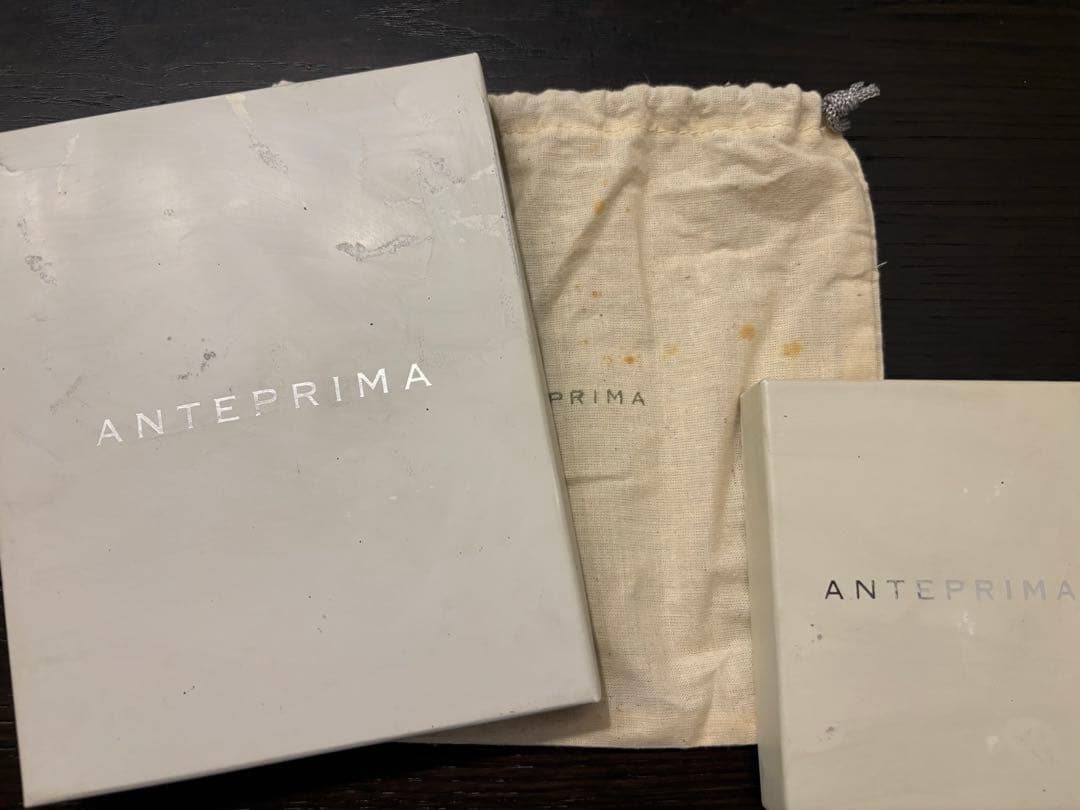 ANTERPRIMA シルバーパーティーバッグ＆アクセサリー３点セット