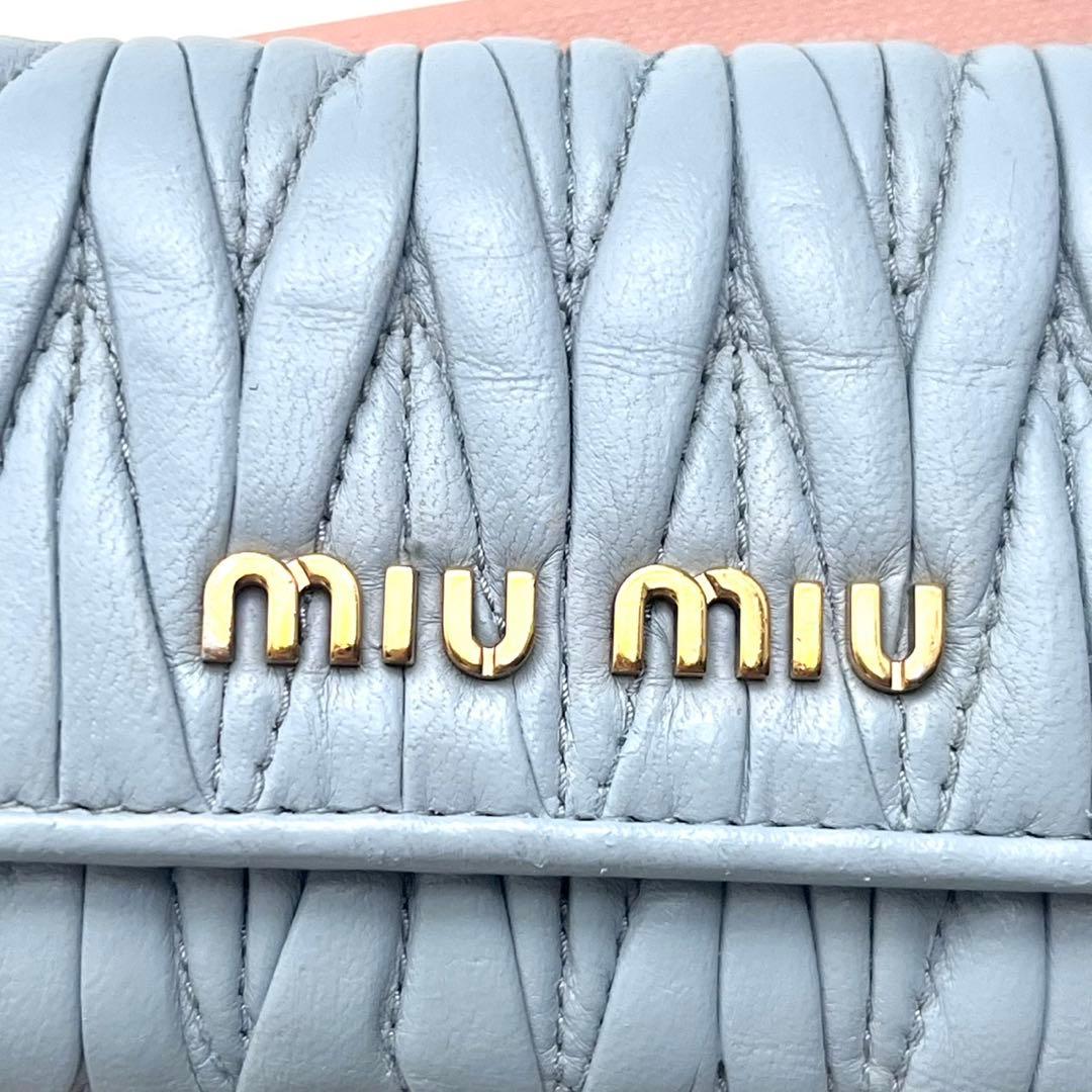 miu miu ミュウミュウ マテラッセ キーケース 6連　0222-⑥
