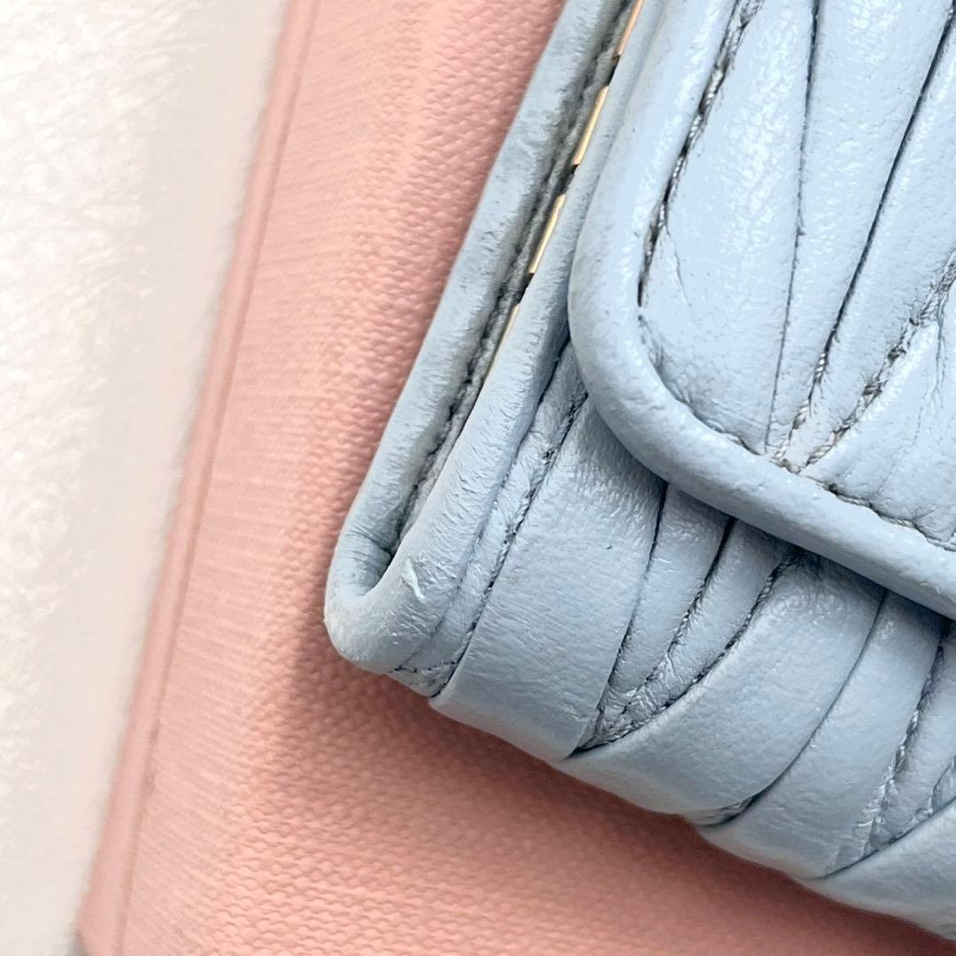 miu miu ミュウミュウ マテラッセ キーケース 6連　0222-⑥