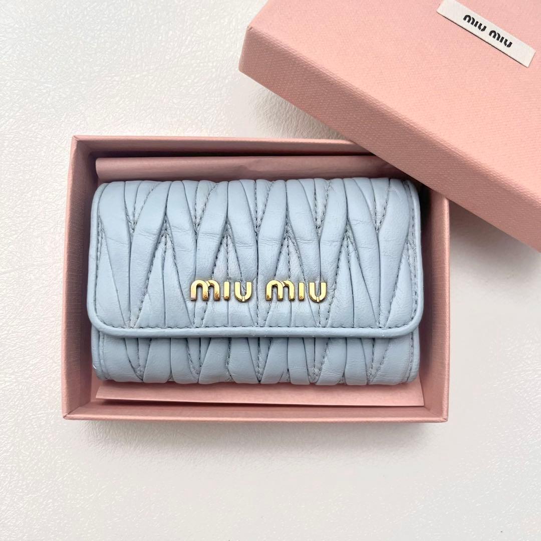 miu miu ミュウミュウ マテラッセ キーケース 6連　0222-⑥