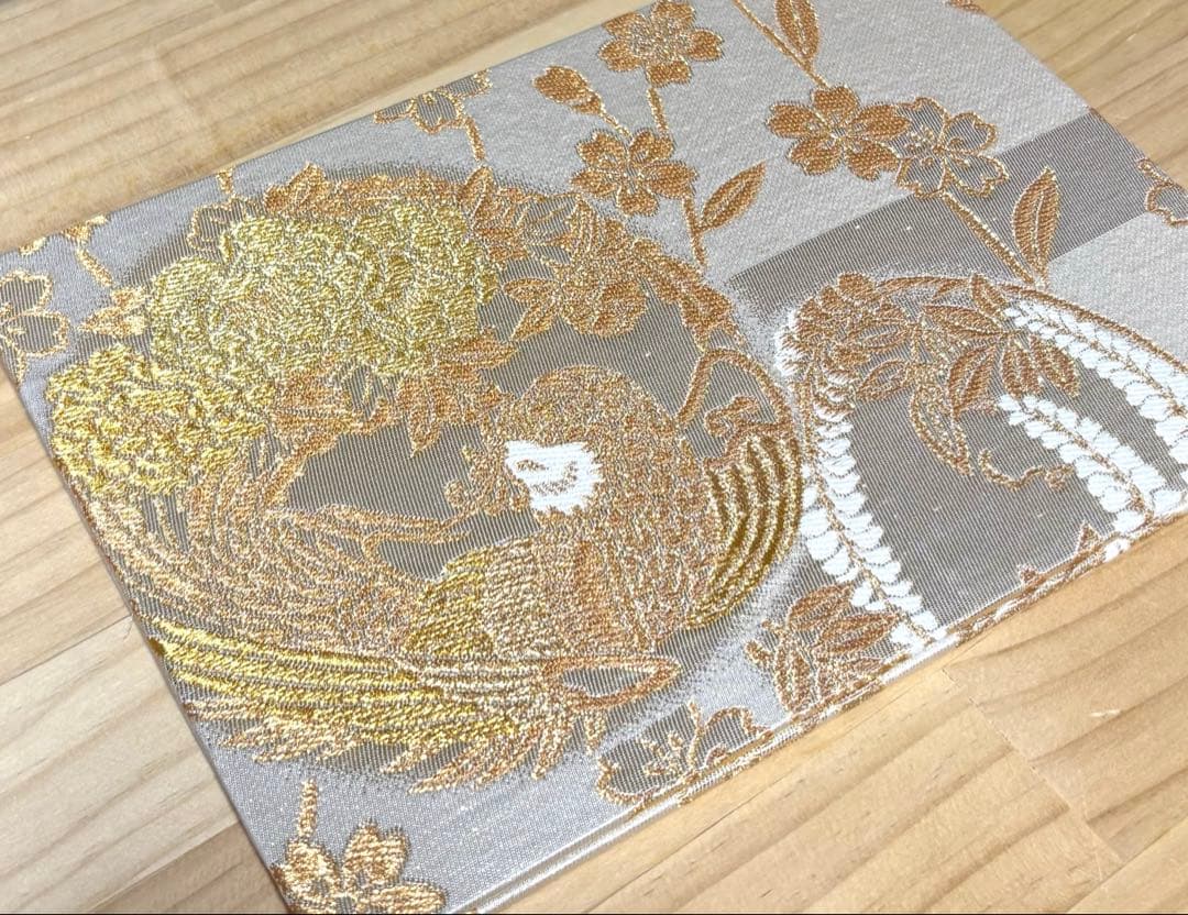 虎姫　御朱印帳　見開き／御朱印ホルダー（大）バンド付　黒台紙×2点
