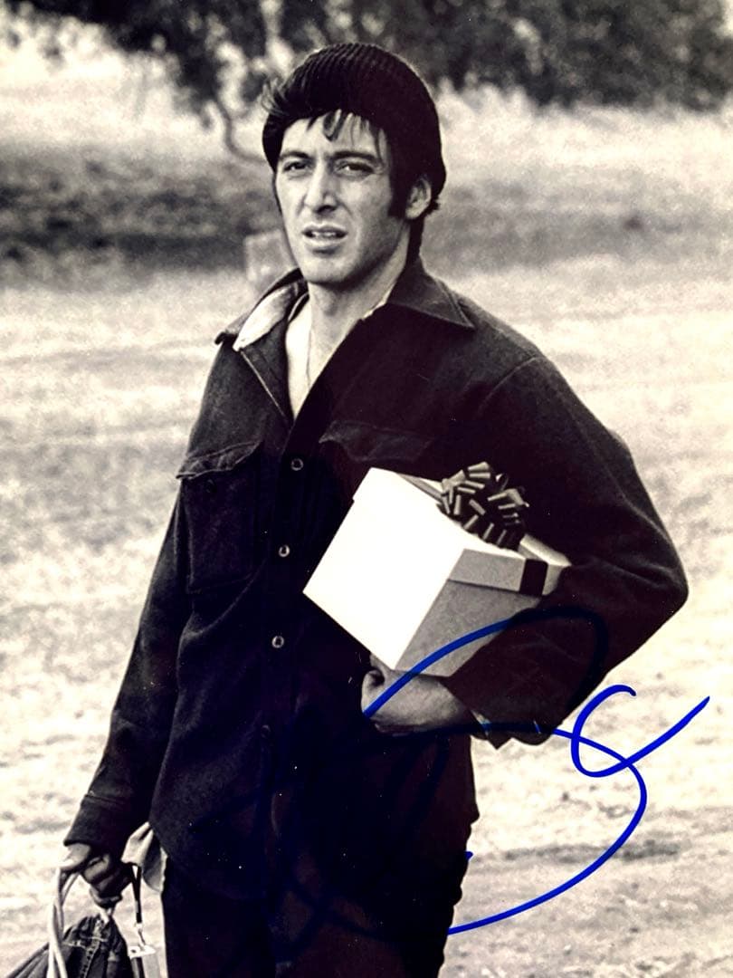 アル・パチーノ直筆サイン入り大型写真…Al Pacino