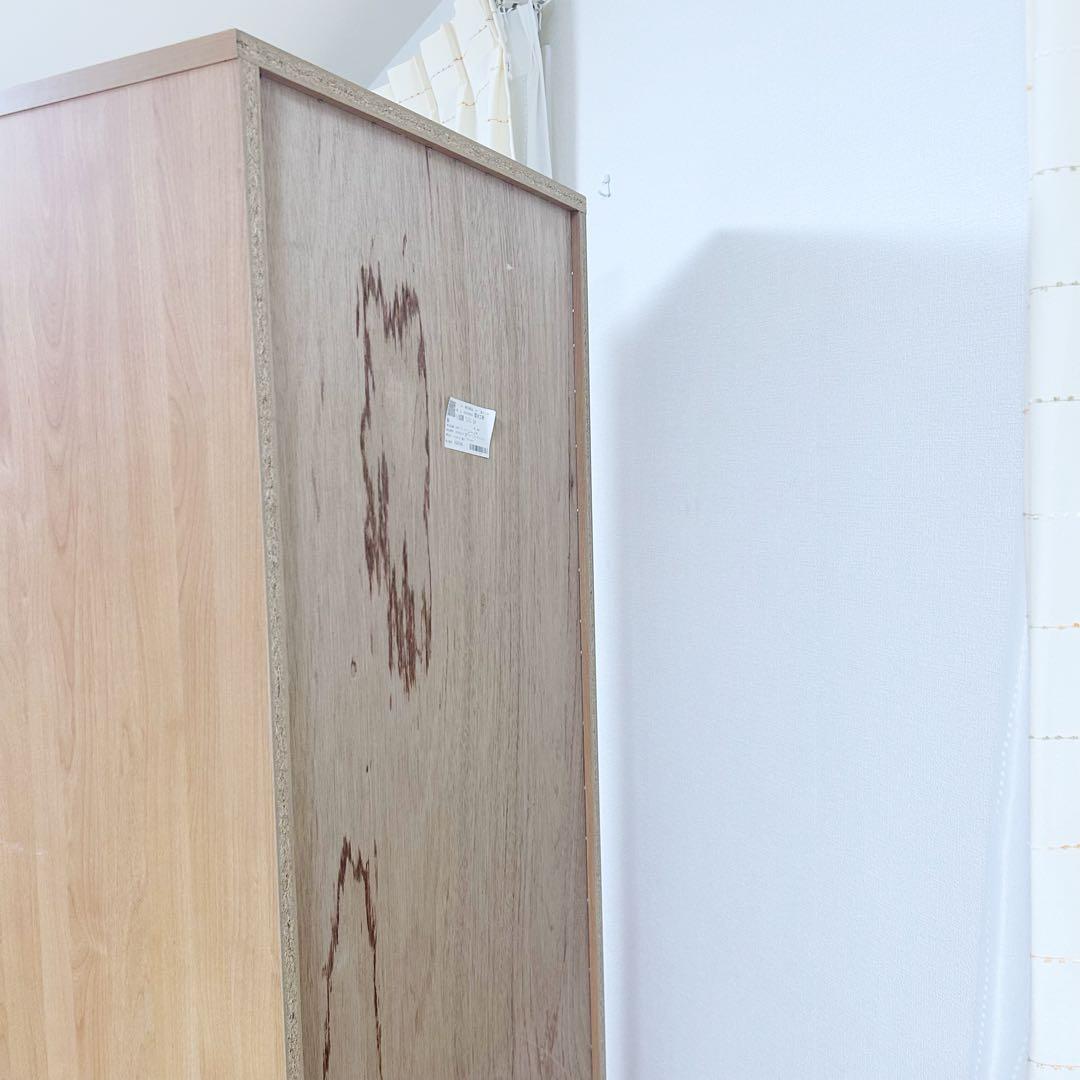 スリムキッチンボード　隈木工所　大川家具　ナチュラルカントリー　アルダー材天然木