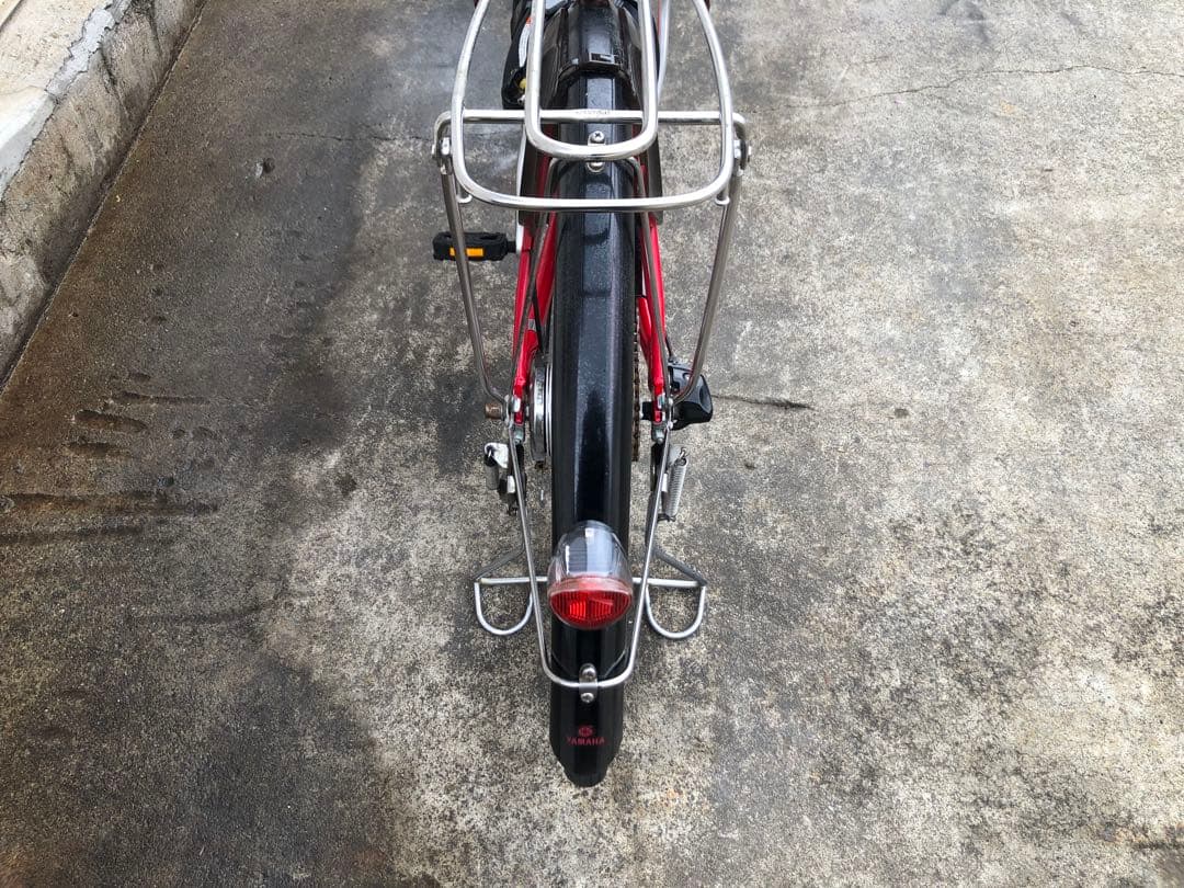ヤマハ新機種電動アシスト自転車pasnatura26インチレッドアルミボディー