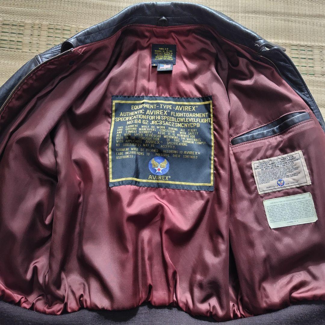 最終価格【`90s Vintage】AVIREX A2 フライトジャケット S