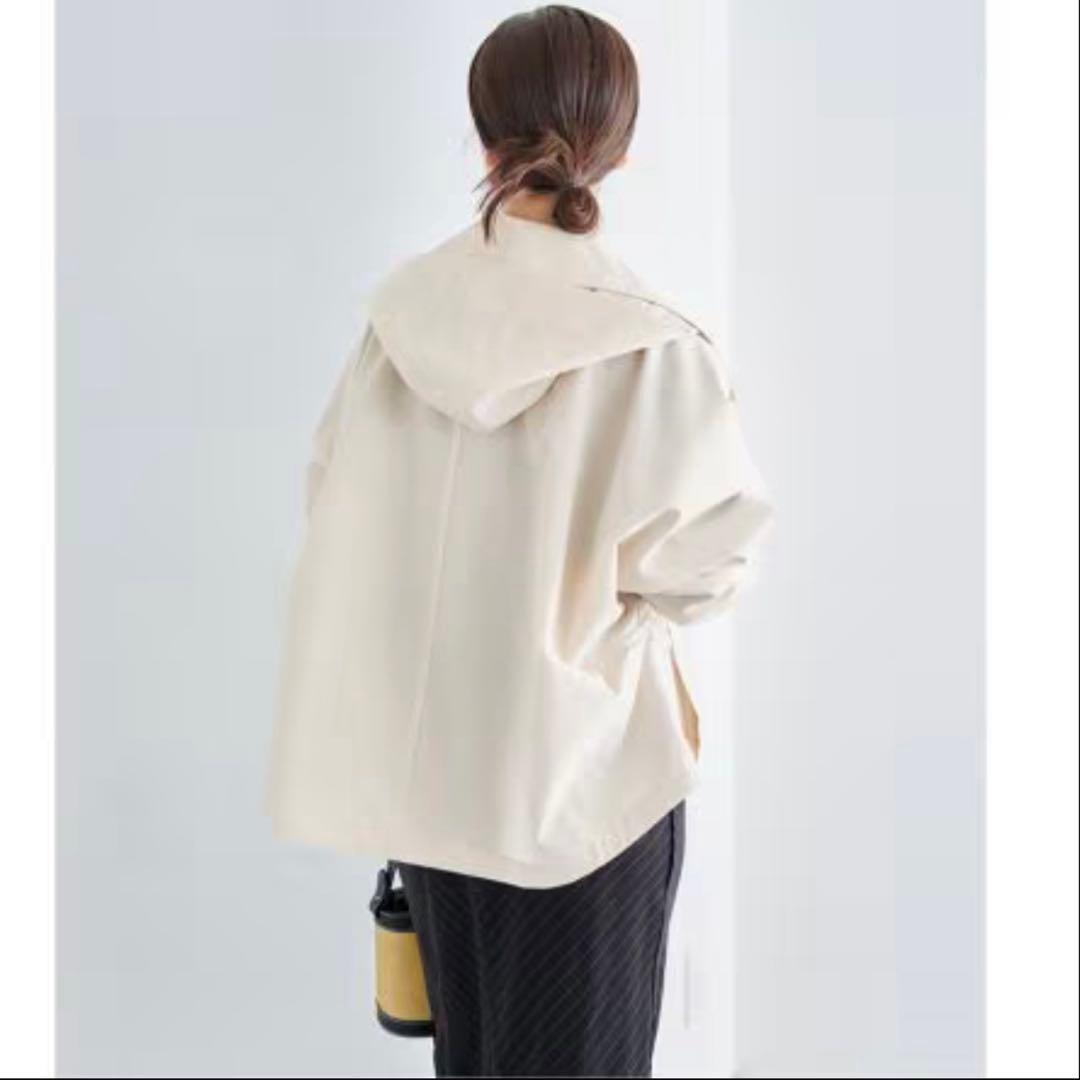 新品タグ付IENA VACHEMENTショートコートダブルボタンフードジャケット