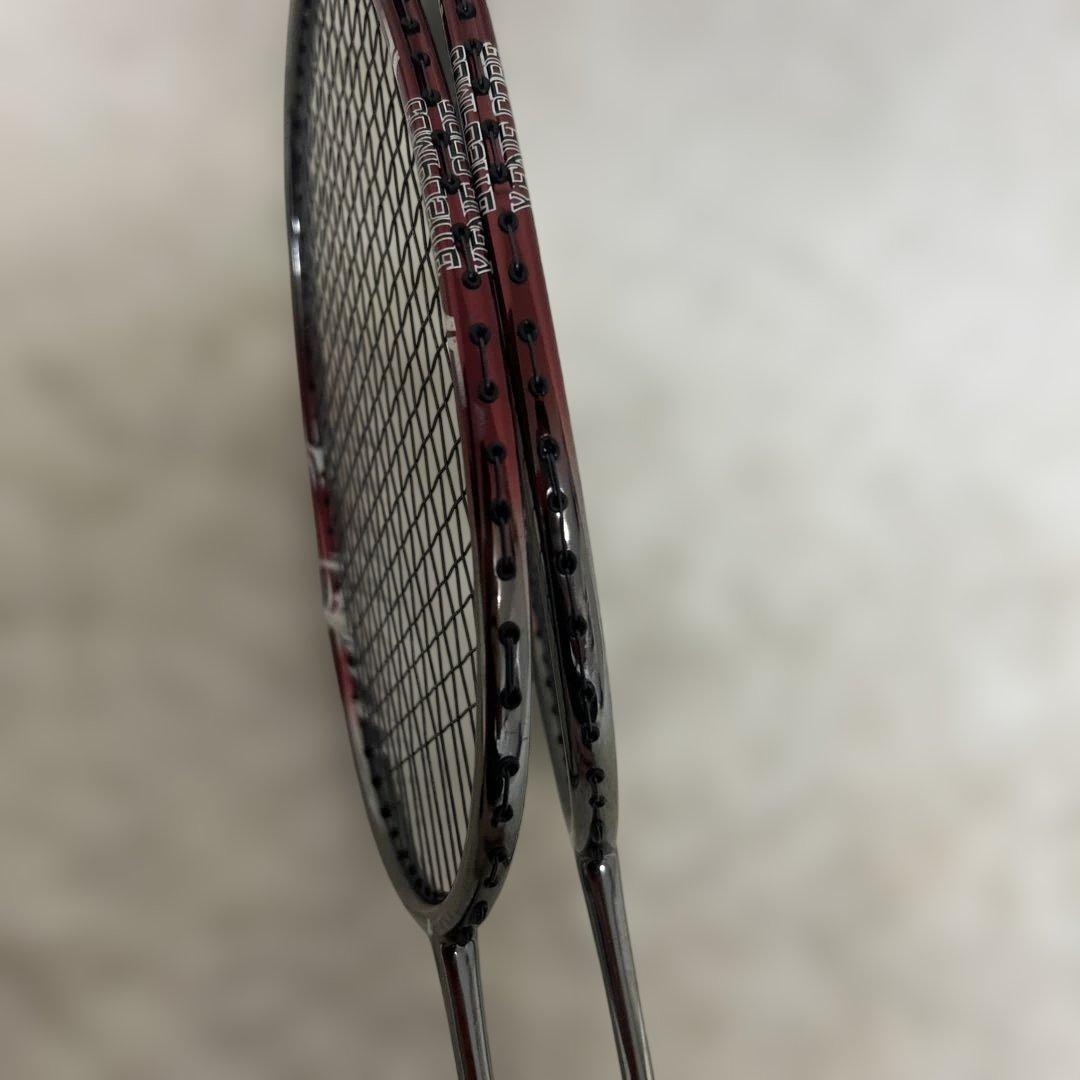 【2本セット】MMOA XENEPOWER16 バドミントンラケット シルバー