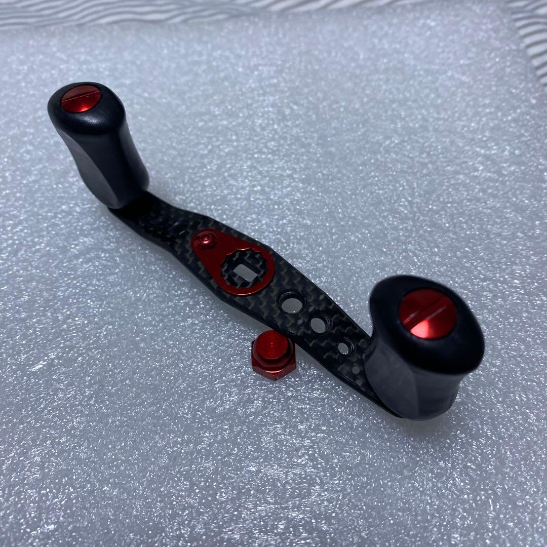KTF EXA カーボンハンドル　軸間90mm レッド　中古