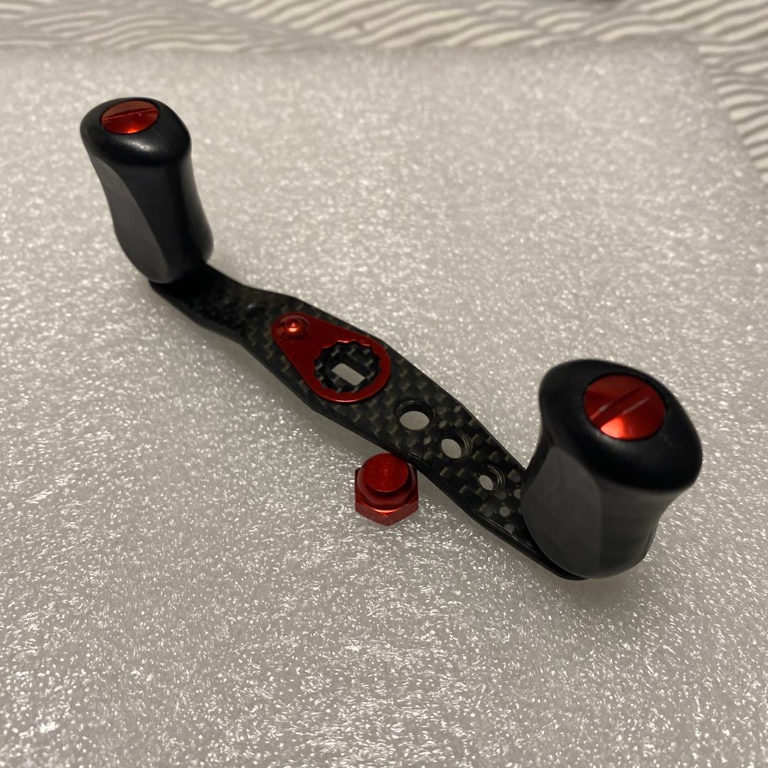 KTF EXA カーボンハンドル　軸間90mm レッド　中古