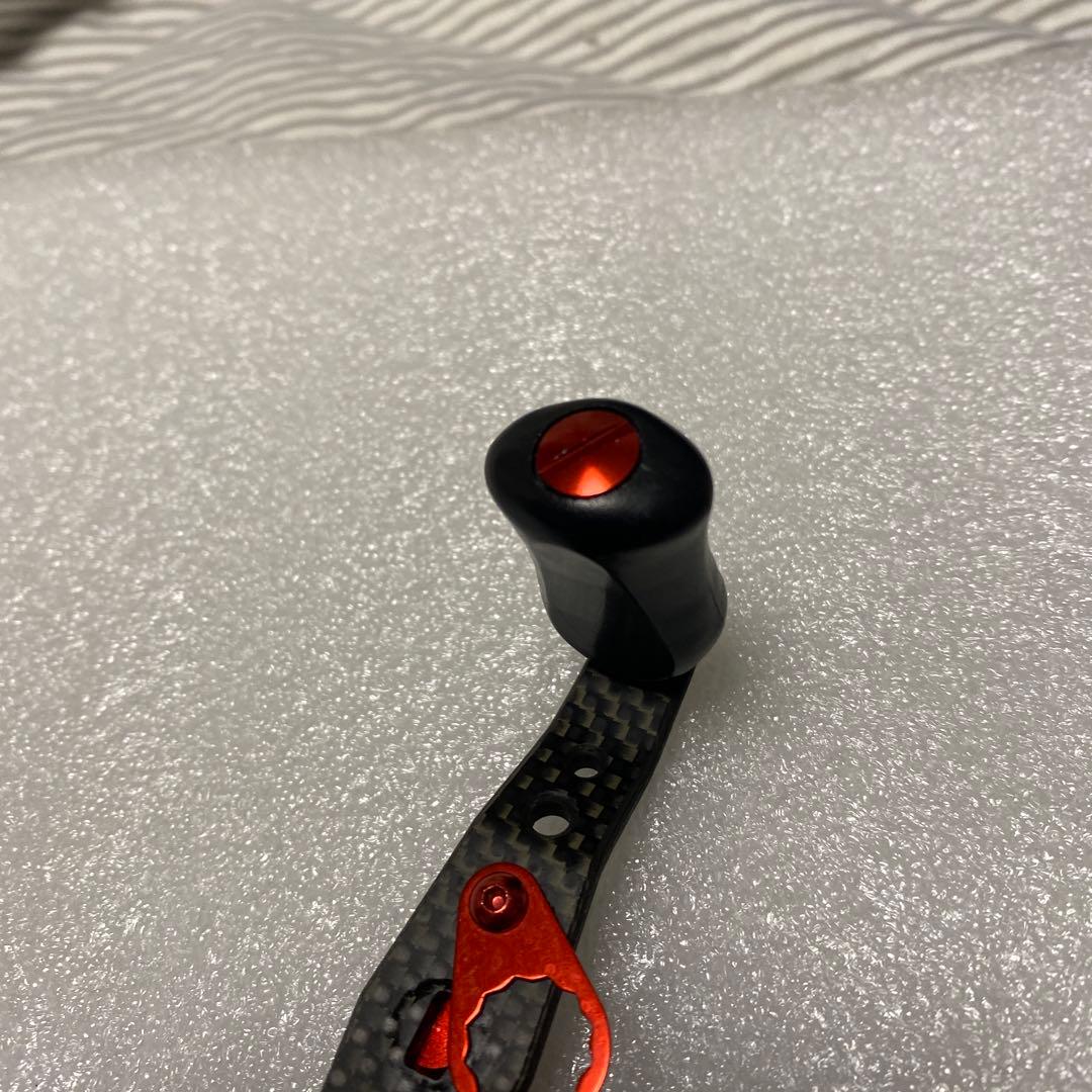 KTF EXA カーボンハンドル　軸間90mm レッド　中古