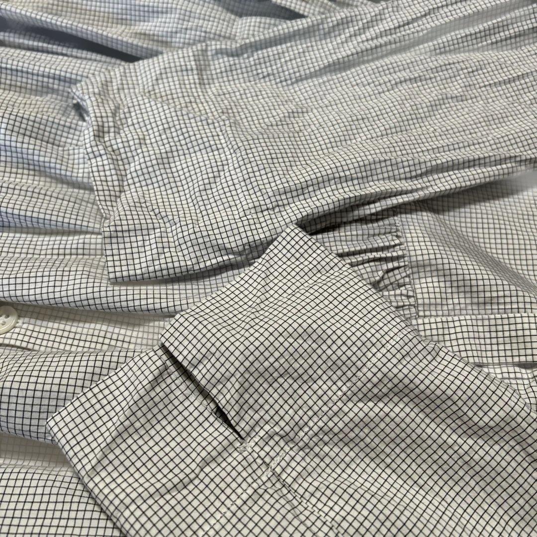 【Gauze#】スイッチングギャザー シャツドレス 定価28600円