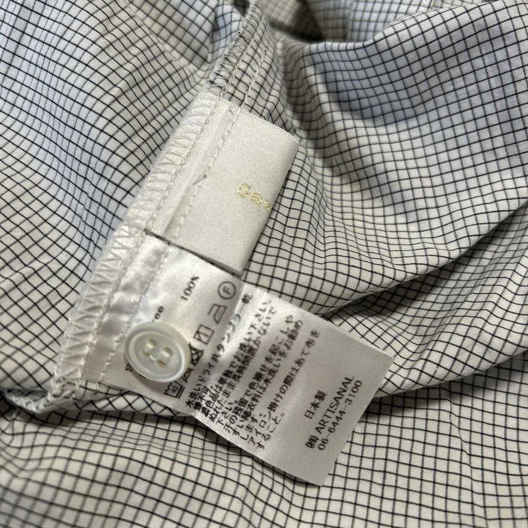 【Gauze#】スイッチングギャザー シャツドレス 定価28600円
