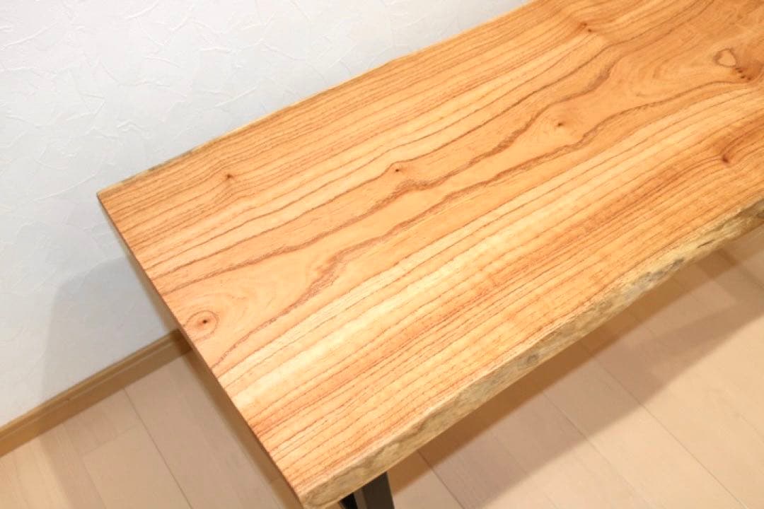 センダン　1枚板　アイアンテーブル　1点物