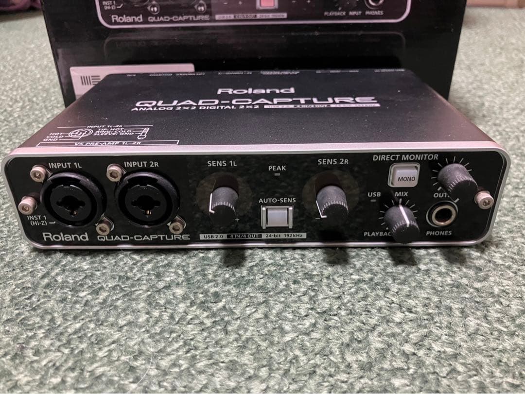 Roland QUAD-CAPTURE オーディオインターフェイス