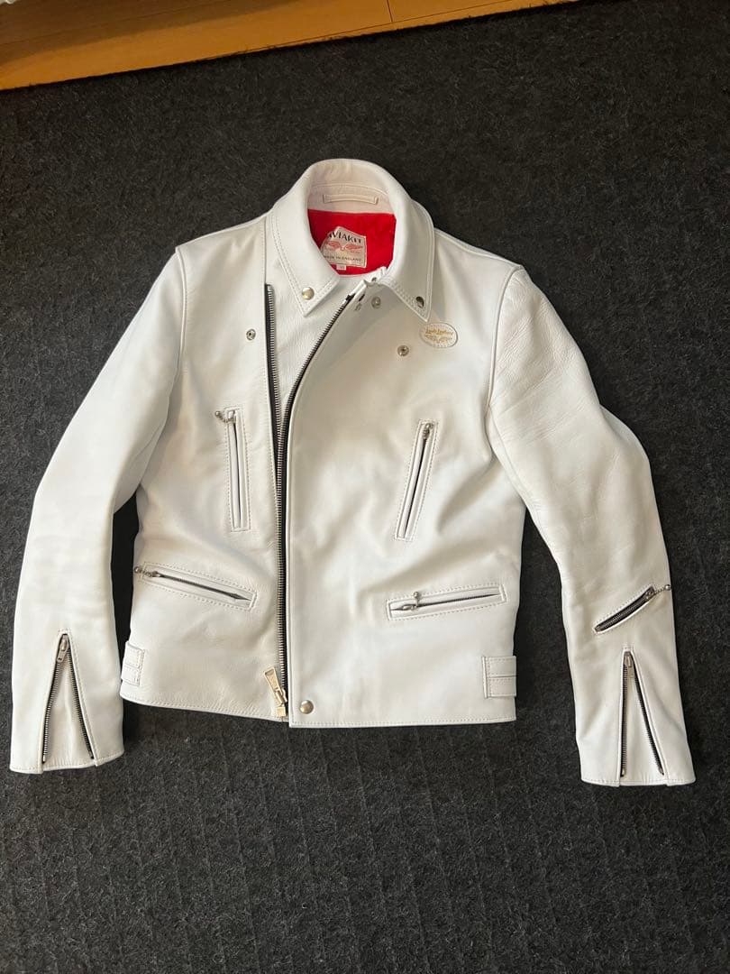 ジャケット・アウター Lewis Leathers 402Lightning(White/40)