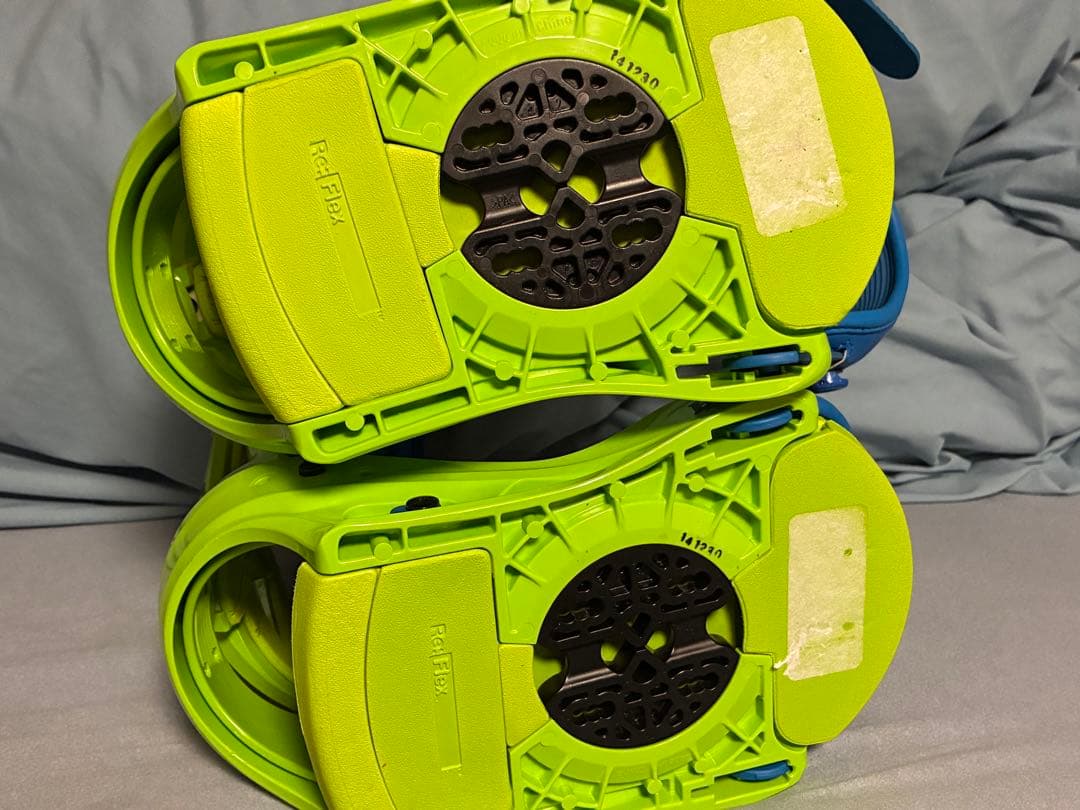 BURTONバインディング【カスタムCUSTOM（メンズM）】黄緑×青